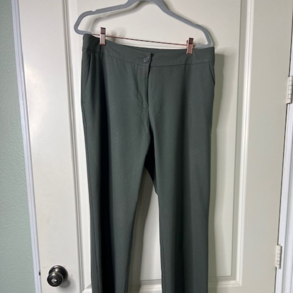 Karen Kane Green/Gray trouser size 12